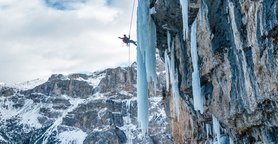 Zauberflöte M9, WI6: Eine der imposantesten Eisklettertouren im Langental