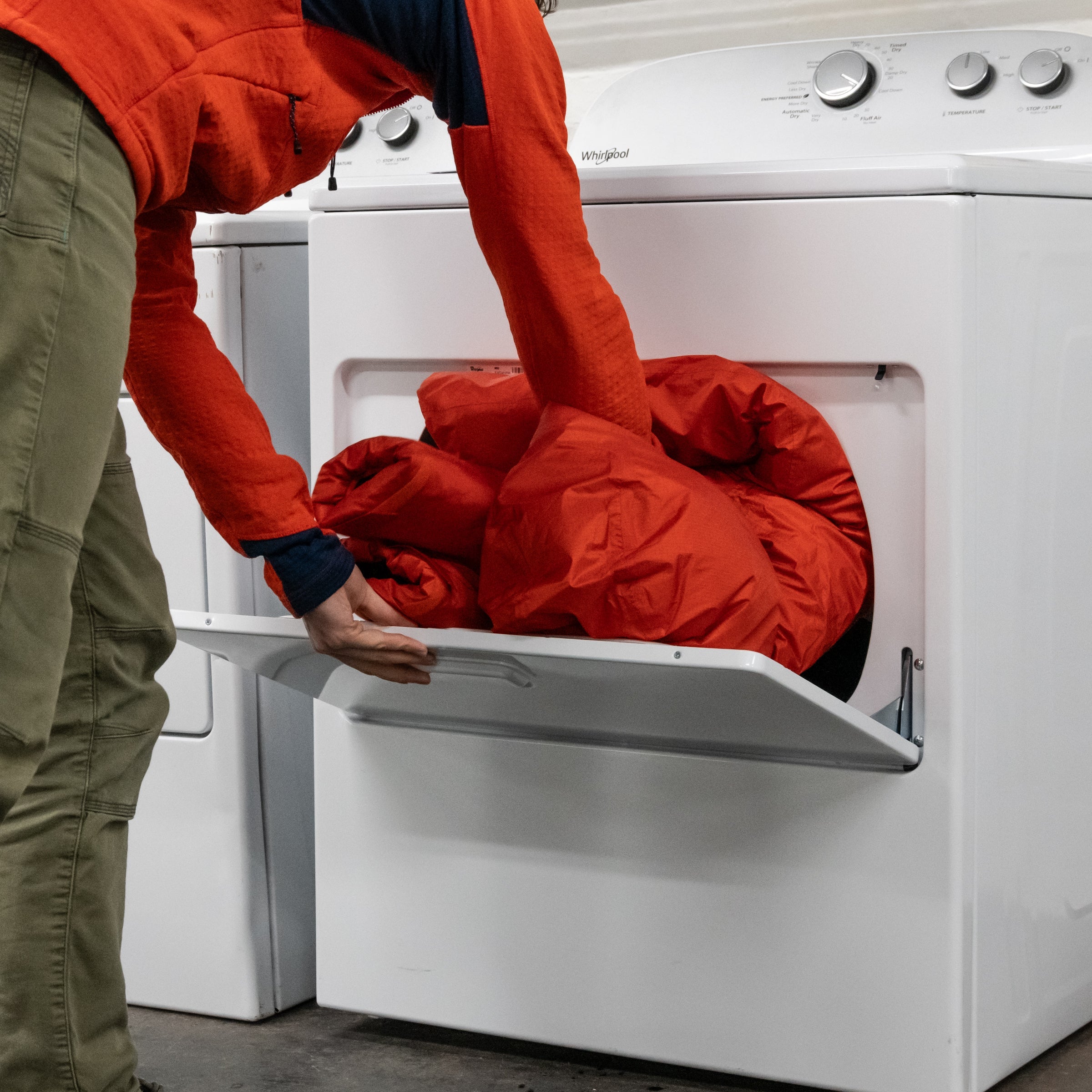 Reinigung Daunenschlafsack