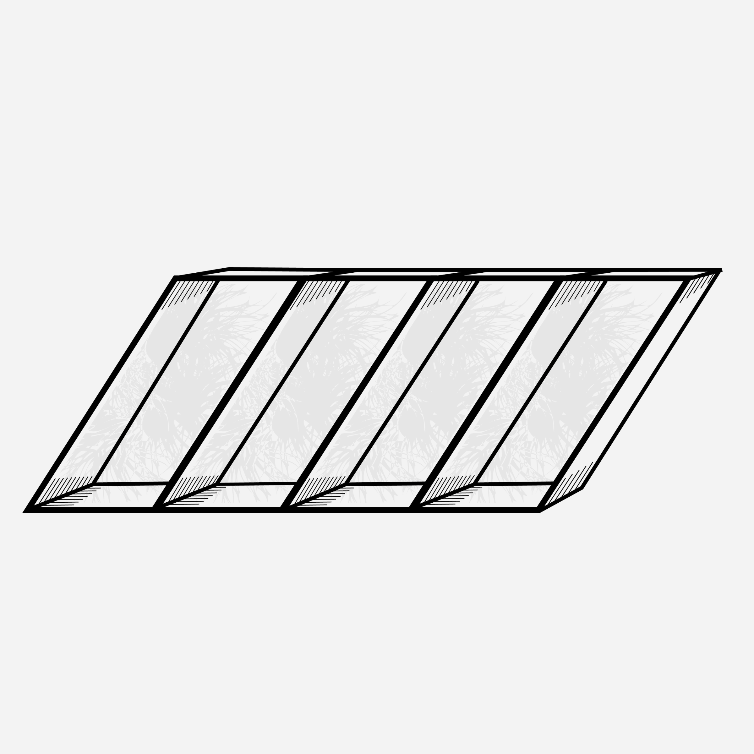 detail::Konstruktion mit schrägen Boxkammern