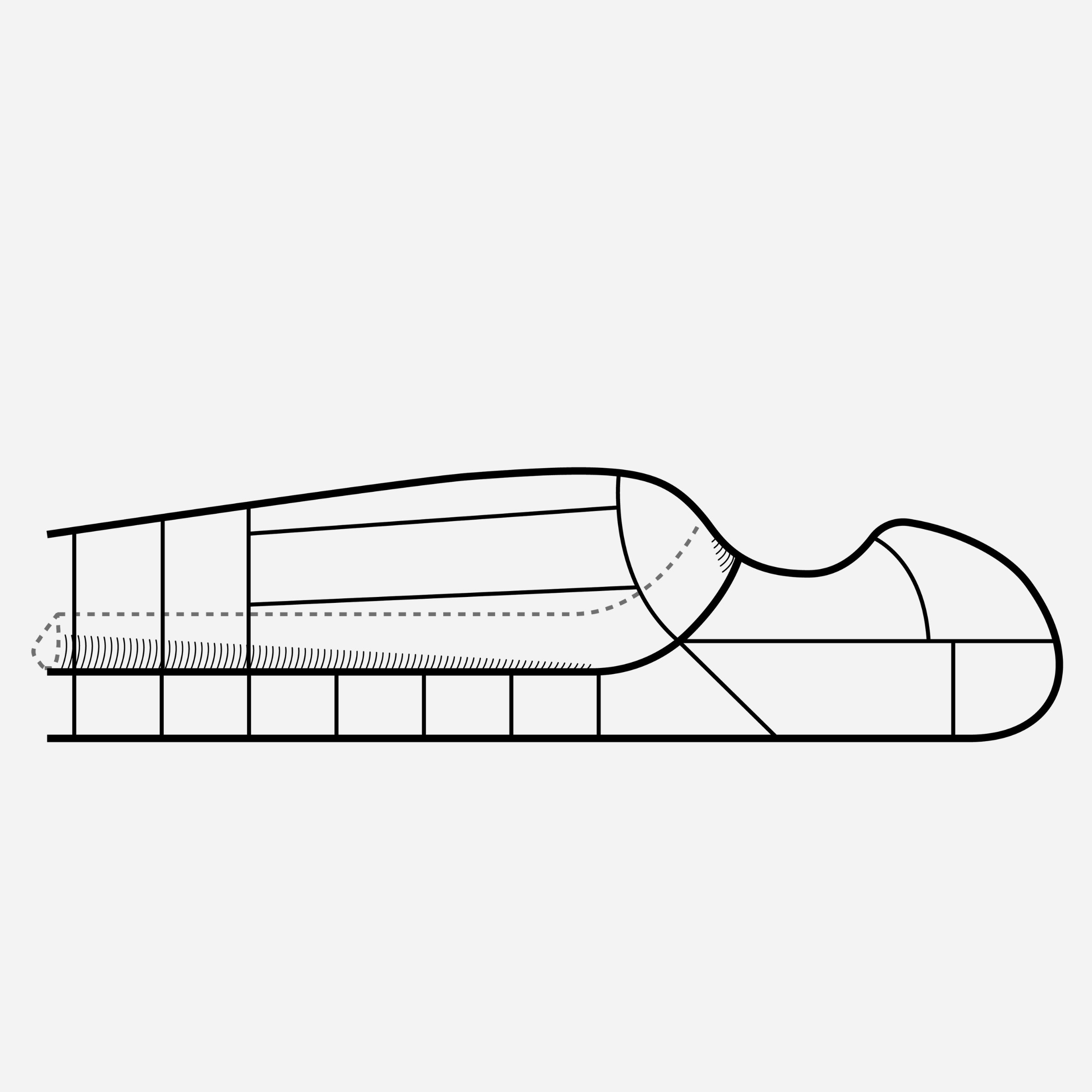 detail::165cm langer Reißverschluss mit einfachem Gemini System, integrierter Wärmekragen, Reißverschluss-Innentasche